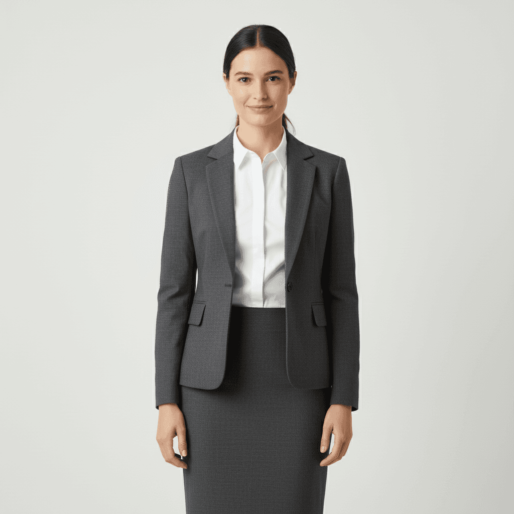 AI clothes changer result – Business smart office outfit example