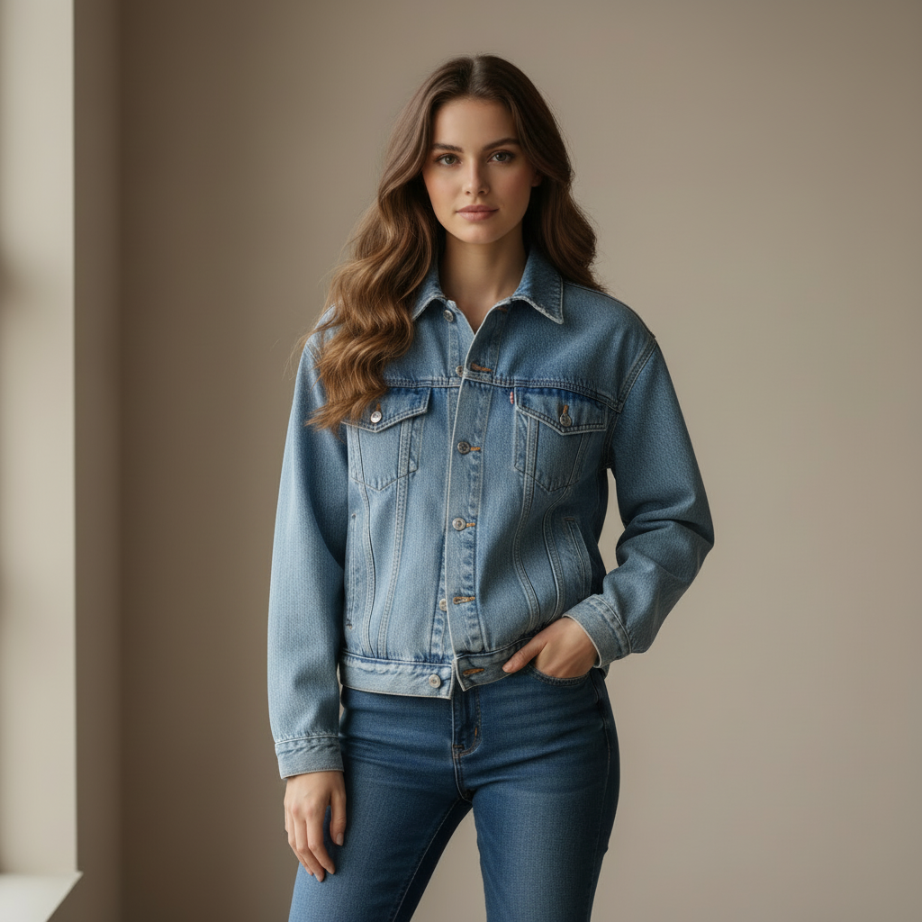 After: Knit texture to denim texture